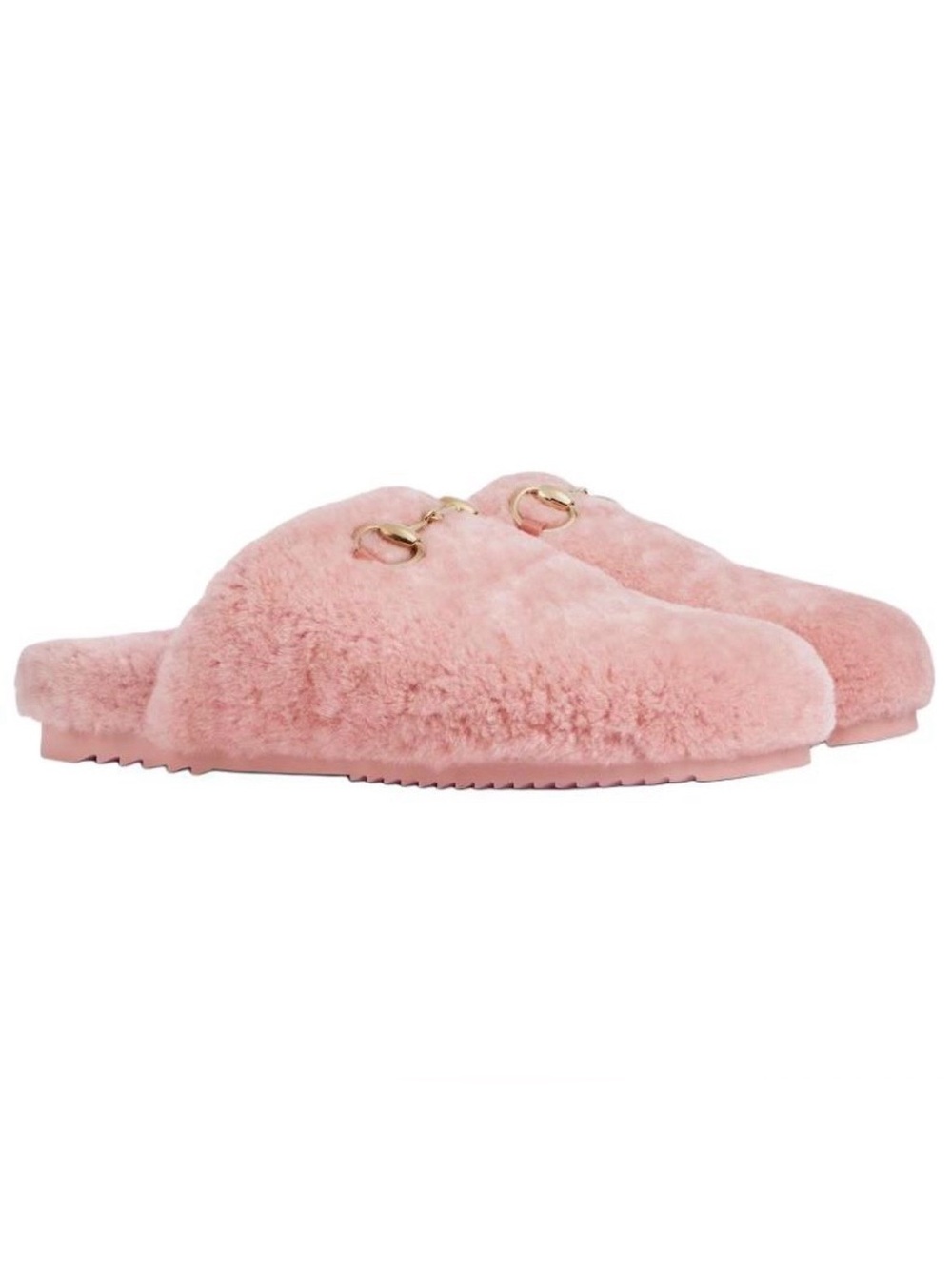 GUCCI Horsebit Closed Toe Slippers Pastel Peach Original Price $1290 852877
